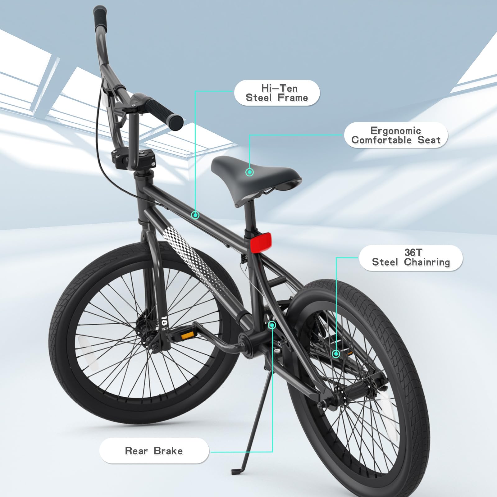 Amazon.com : 67i Freestyle BMX Bike 18/20-Inch Kids & Teens